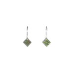 Small Diamond Stone Drop Earrings - Pieces of Bali